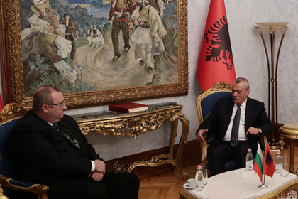 Среща на посланик Райчевски с председателя на парламента Грамоз Ручи